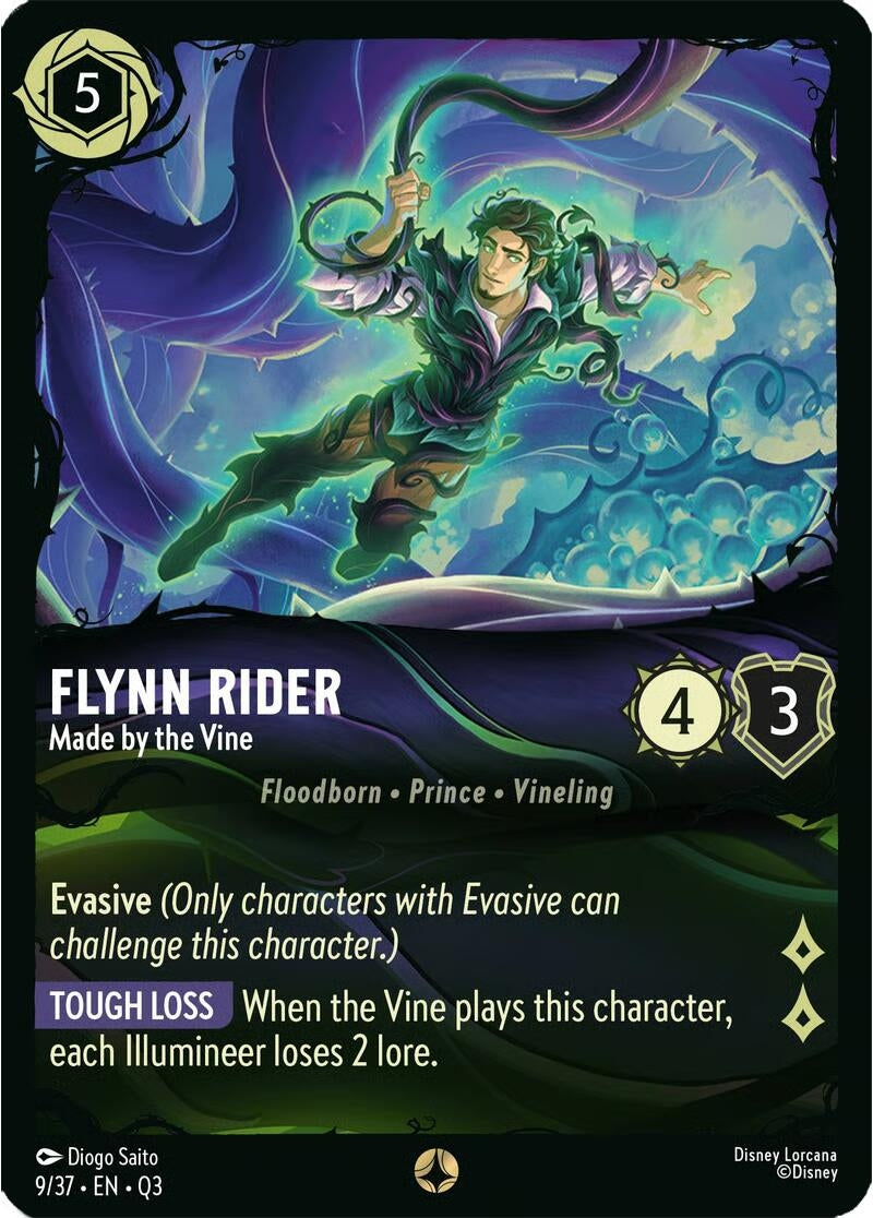 Image for Flynn Rider - Made by the Vine (9/37) (Illumineer's Quest: The Great Hunny Rescue) (Q3) - Disney Lorcana