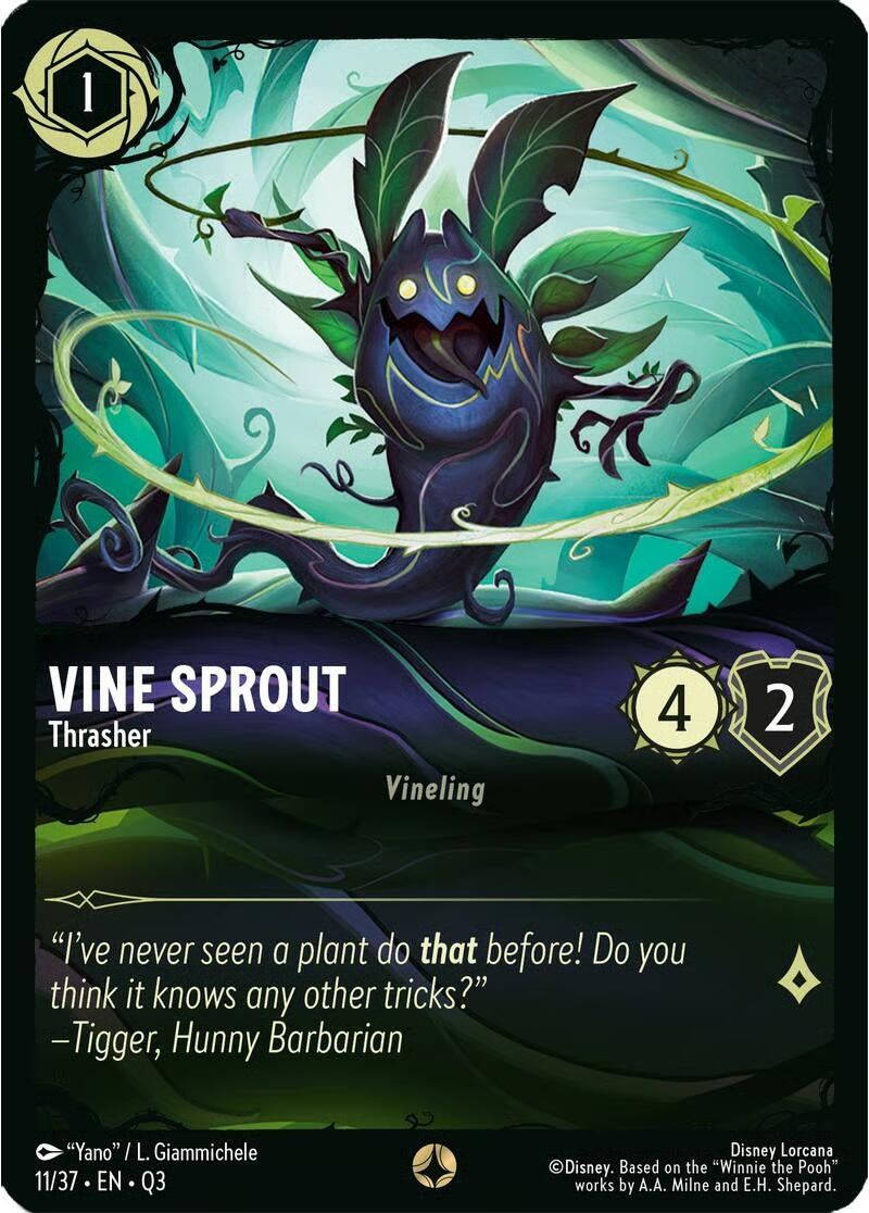 Image for Vine Sprout - Thrasher (11/37) (Illumineer's Quest: The Great Hunny Rescue) (Q3) - Disney Lorcana