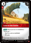 Image for Lost to the Sands (013/167) (Radiance) (RAD) - Riftbound: League of Legends Trading Card Game