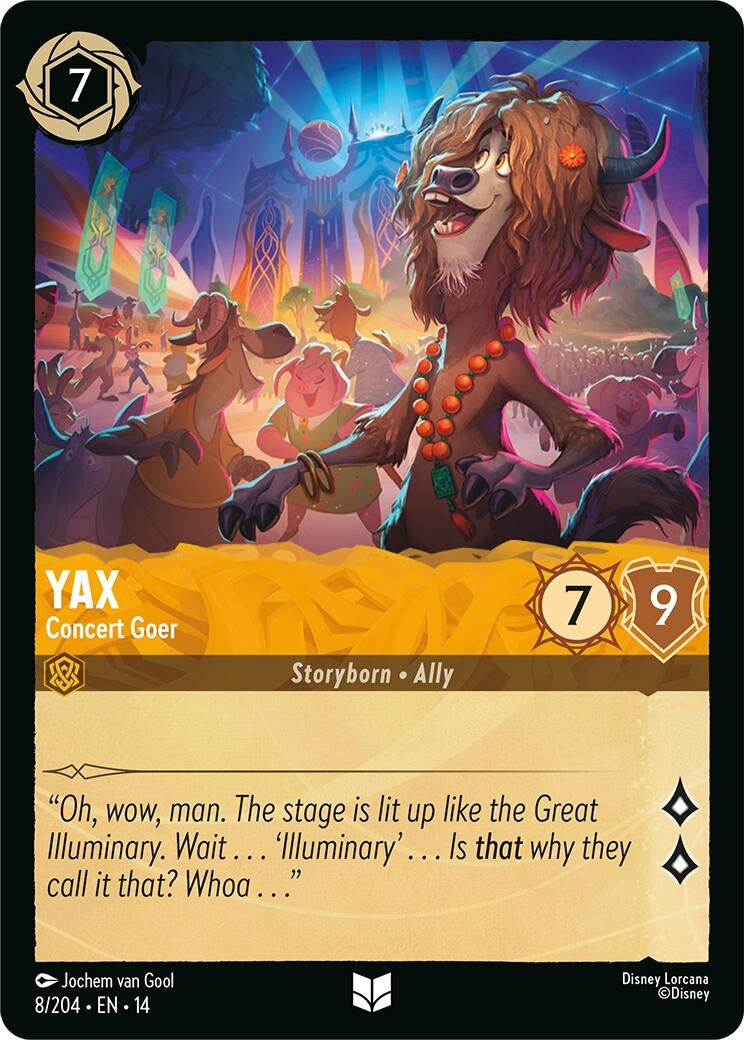 Image for Yax - Concert Goer (8/204) (Hyperia City) (14) - Disney Lorcana