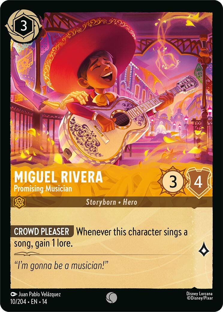 Image for Miguel Rivera - Promising Musician (10/204) (Hyperia City) (14) - Disney Lorcana