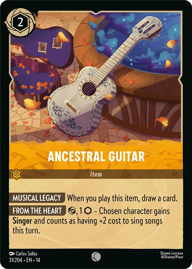 Image for Ancestral Guitar (31/204) (Hyperia City) (14) - Disney Lorcana