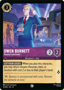 Image for Owen Burnett - Xanatos's Assistant (35/204) (Hyperia City) (14) - Disney Lorcana