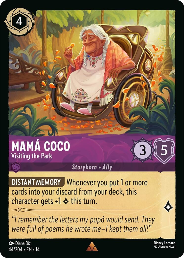 Image for Mama Coco - Visiting the Park (44/204) (Hyperia City) (14) - Disney Lorcana