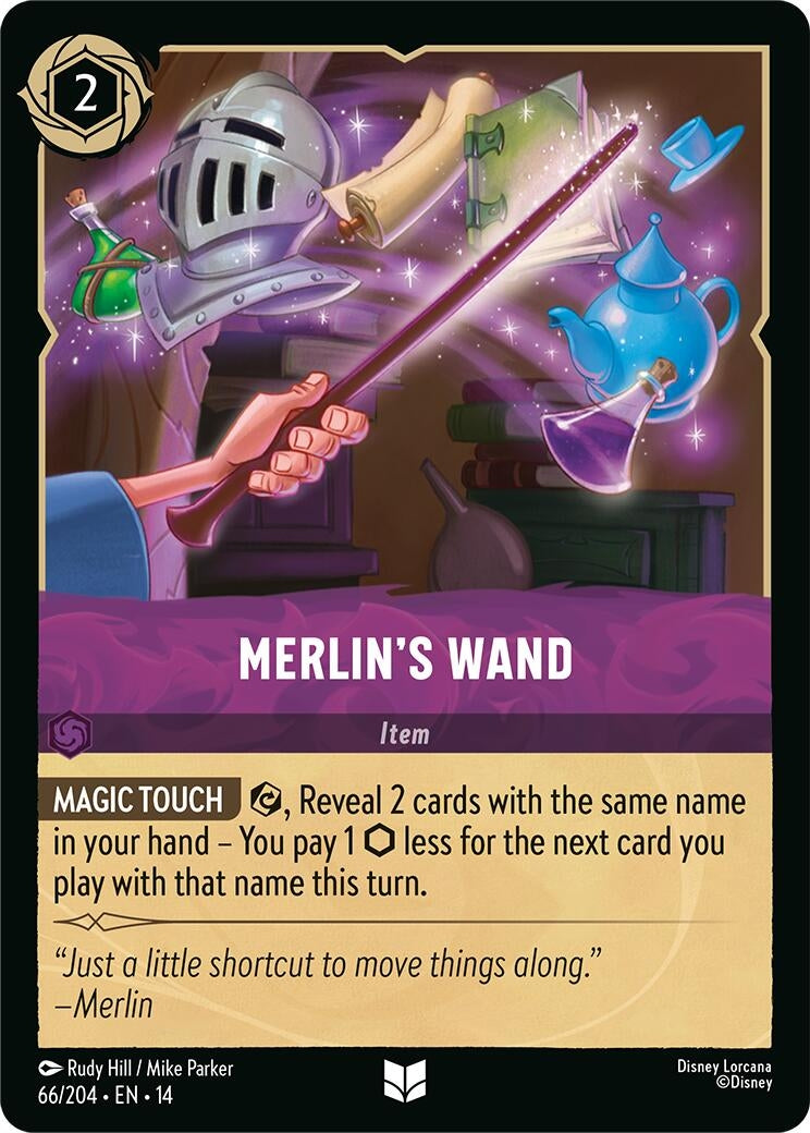 Image for Merlin's Wand (66/204) (Hyperia City) (14) - Disney Lorcana