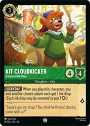 Image for Kit Cloudkicker - Irrepressible Bear (74/204) (Hyperia City) (14) - Disney Lorcana