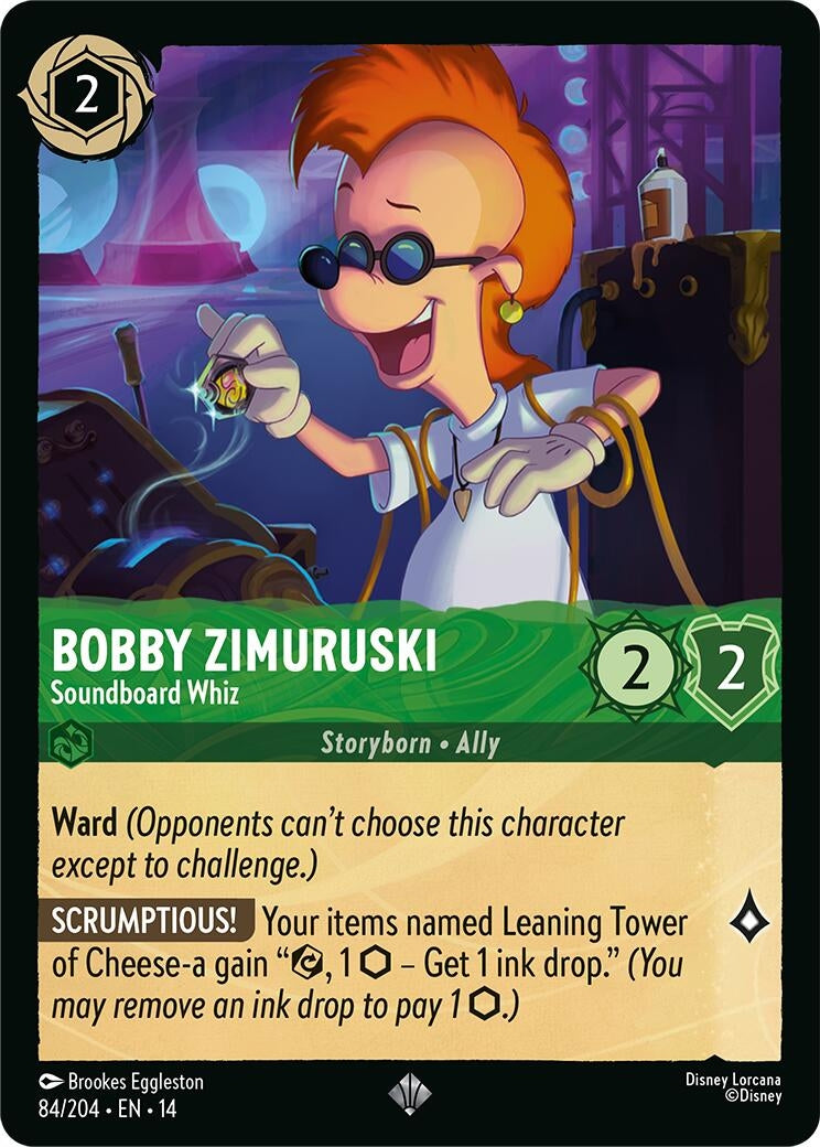 Image for Bobby Zimuruski - Soundboard Whiz (84/204) (Hyperia City) (14) - Disney Lorcana