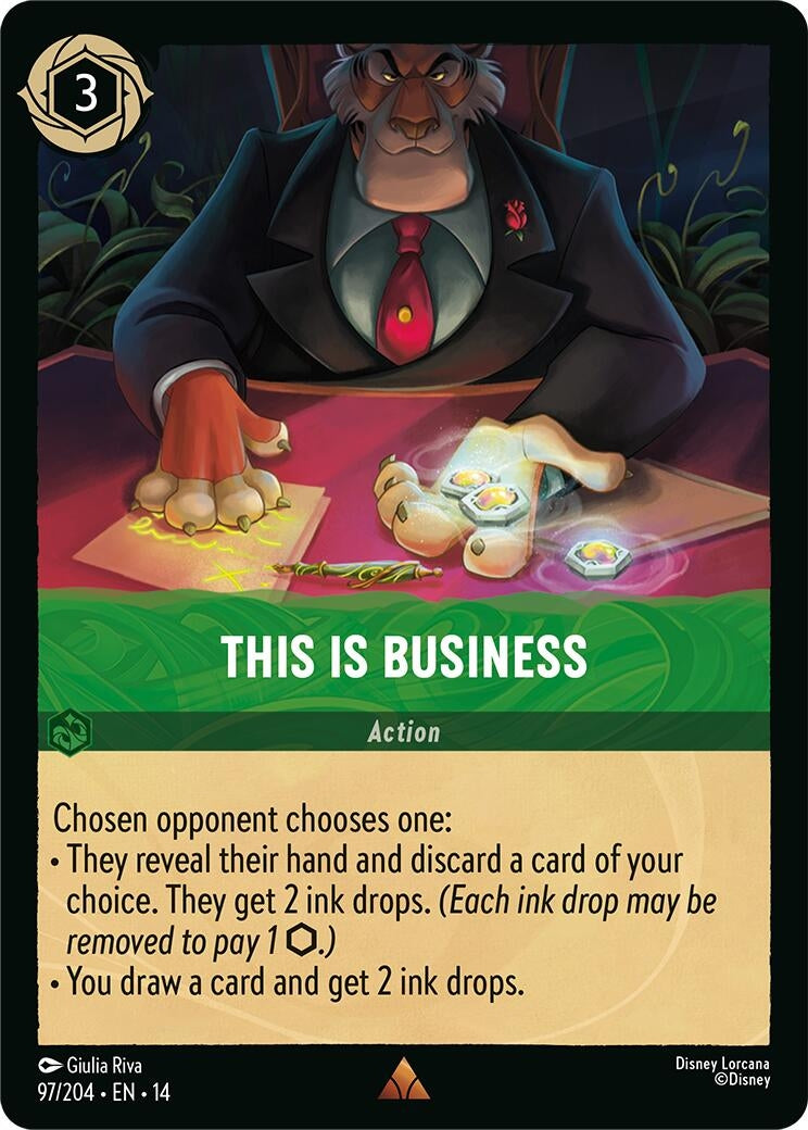 Image for This Is Business (97/204) (Hyperia City) (14) - Disney Lorcana