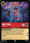 Image for Abby Park - Intense Fan (104/204) (Hyperia City) (14) - Disney Lorcana