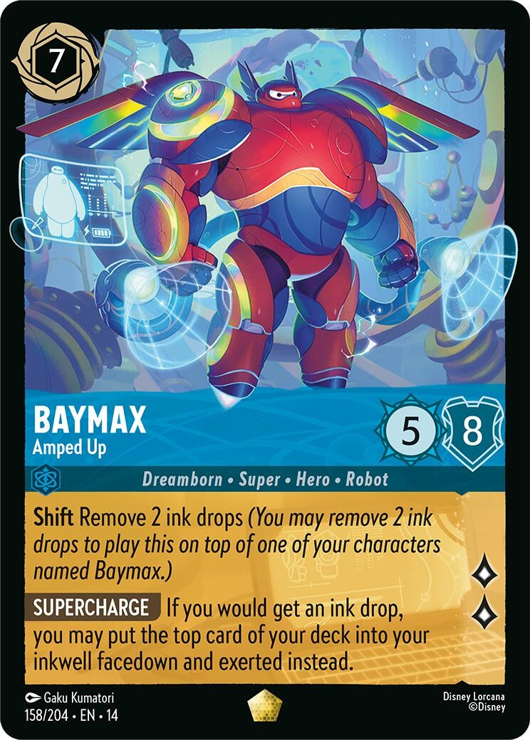 Image for Baymax - Amped Up (158/204) (Hyperia City) (14) - Disney Lorcana