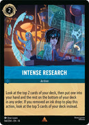 Image for Intense Research (164/204) (Hyperia City) (14) - Disney Lorcana