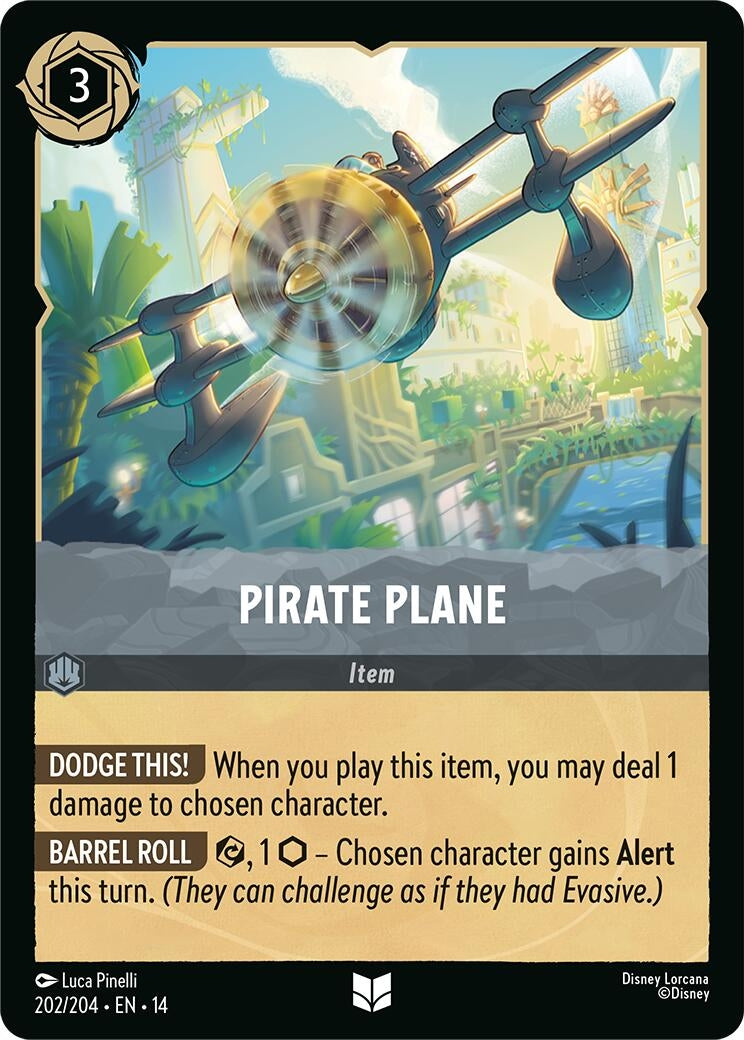 Image for Pirate Plane (202/204) (Hyperia City) (14) - Disney Lorcana