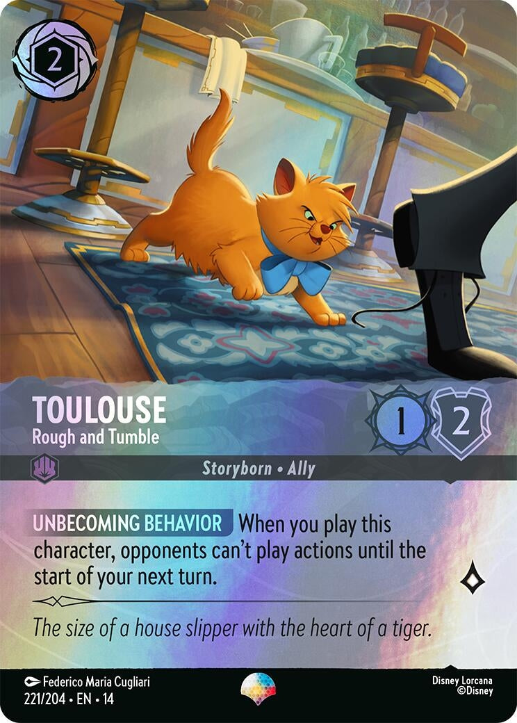 Image for Toulouse - Rough and Tumble (Epic) (221/204) (Hyperia City) (14) - Disney Lorcana