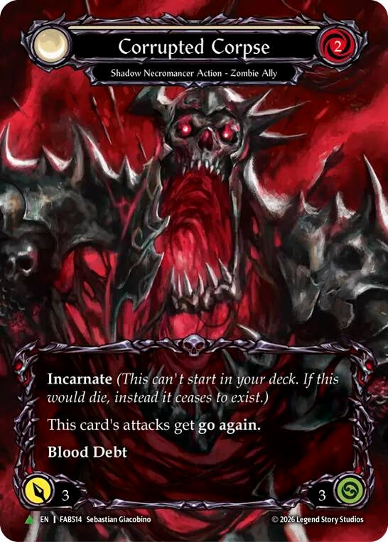 Image for Corrupted Corpse (Marvel) (FAB514) (B) (FAB514) (Flesh and Blood: Promo Cards) (PR) - Flesh and Blood TCG
