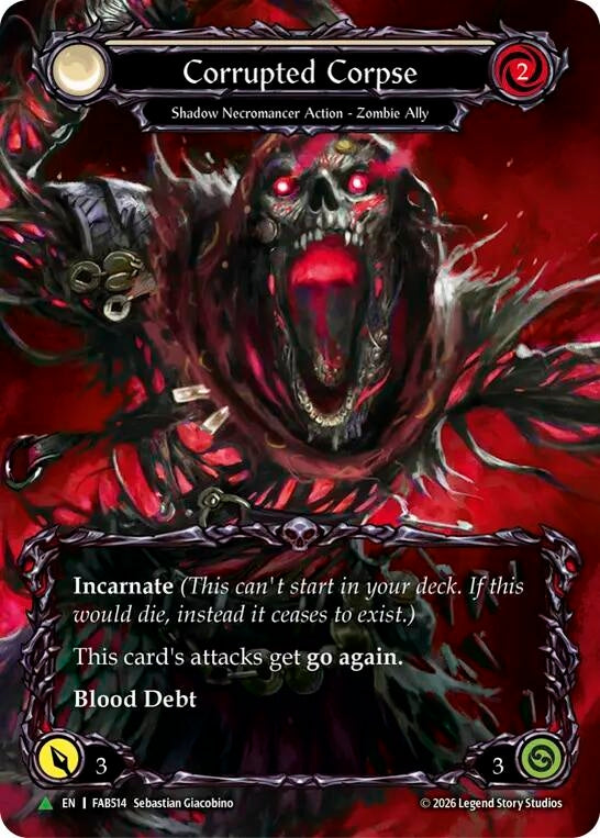 Image for Corrupted Corpse (Marvel) (FAB514) (C) (FAB514) (Flesh and Blood: Promo Cards) (PR) - Flesh and Blood TCG