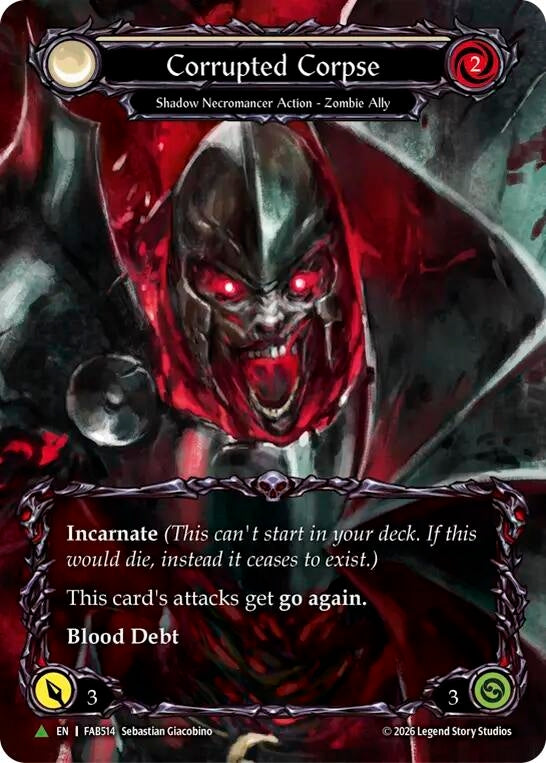 Image for Corrupted Corpse (Marvel) (FAB514) (H) (FAB514) (Flesh and Blood: Promo Cards) (PR) - Flesh and Blood TCG