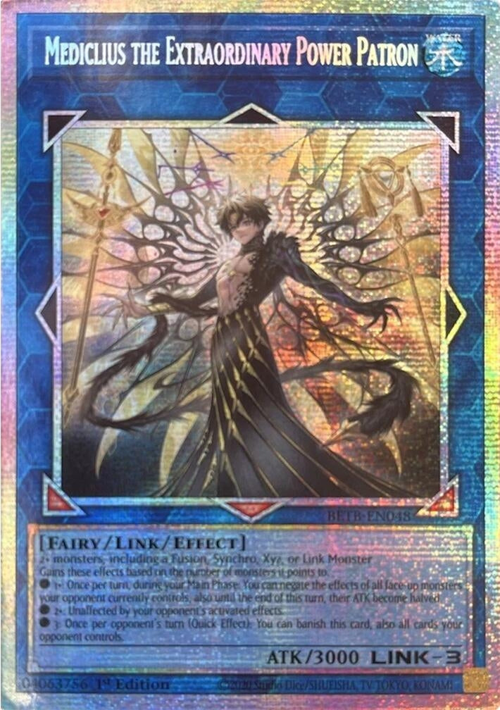 Image for Mediclius the Extraordinary Power Patron (Starlight Rare) (BETB-EN048) (Beyond the Brave) (BETB) - YuGiOh