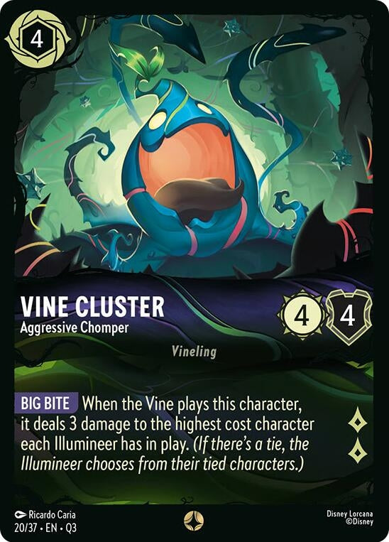 Image for Vine Cluster - Aggressive Chomper (20/37) (Illumineer's Quest: The Great Hunny Rescue) (Q3) - Disney Lorcana