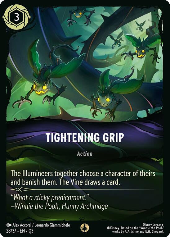 Image for Tightening Grip (28/37) (Illumineer's Quest: The Great Hunny Rescue) (Q3) - Disney Lorcana