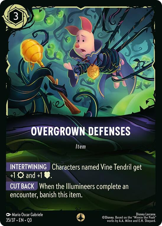 Image for Overgrown Defenses (35/37) (Illumineer's Quest: The Great Hunny Rescue) (Q3) - Disney Lorcana