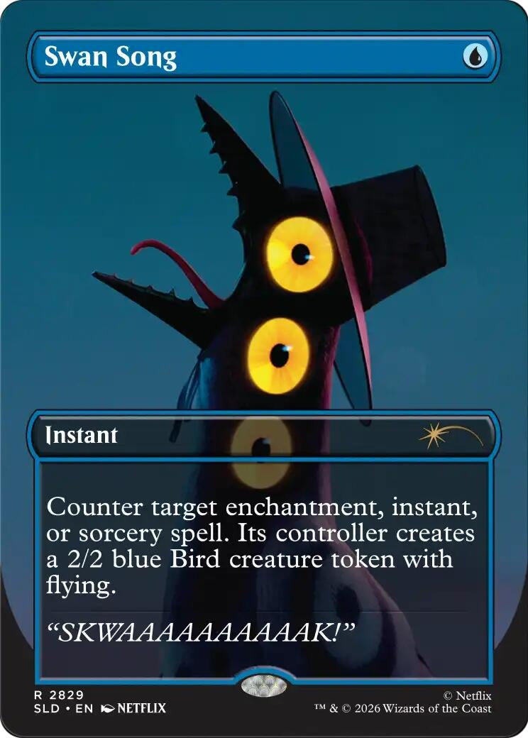 Image for Swan Song (2829) (2829) (Secret Lair Drop Series) (SLD) - Magic: The Gathering