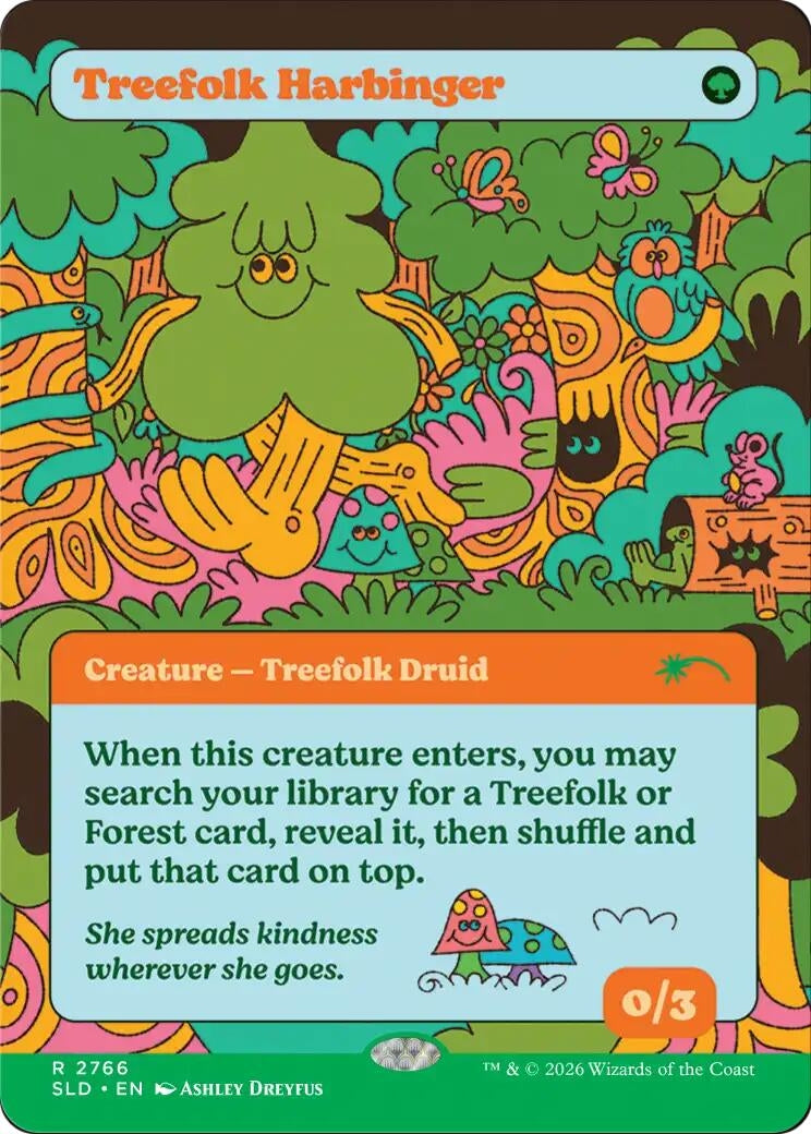 Image for Treefolk Harbinger (2766) (Secret Lair Drop Series) (SLD) - Magic: The Gathering