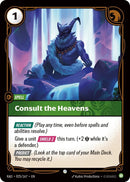 Image for Consult the Heavens (025/167) (Radiance) (RAD) - Riftbound: League of Legends Trading Card Game