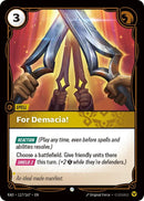 Image for For Demacia! (117/167) (Radiance) (RAD) - Riftbound: League of Legends Trading Card Game