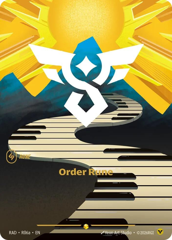 Image for Order Rune (R06a) (R06a) (Radiance) (RAD) - Riftbound: League of Legends Trading Card Game