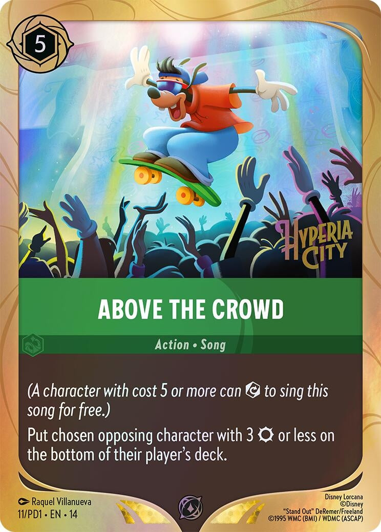 Image for Above the Crowd (11) (Disney Lorcana Promo Cards) (DLPC) - Disney Lorcana