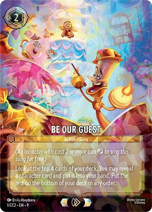 Image for Be Our Guest (1) (Disney Lorcana Promo Cards) (DLPC) - Disney Lorcana