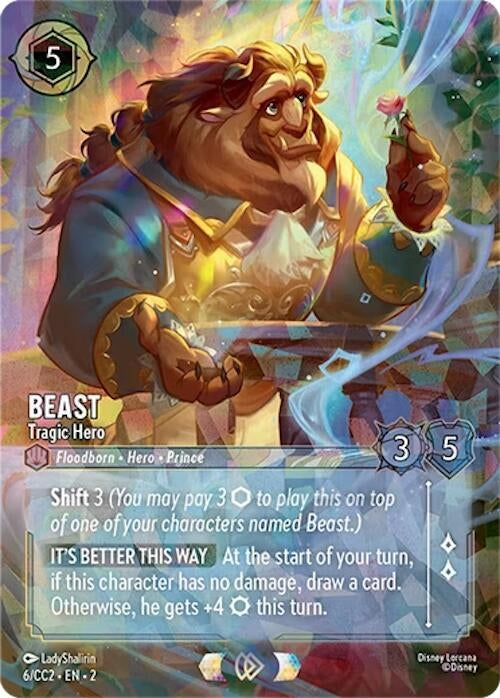 Image for Beast - Tragic Hero (6) (Disney Lorcana Promo Cards) (DLPC) - Disney Lorcana
