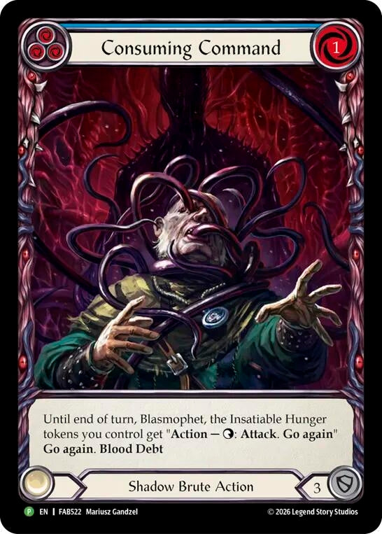 Image for Consuming Command - FAB522 (FAB522) (Flesh and Blood: Promo Cards) (PR) - Flesh and Blood TCG