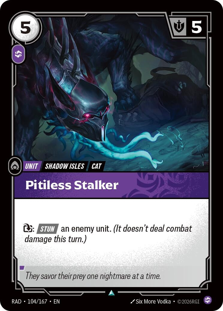 Image for Pitiless Stalker (104/167) (Radiance) (RAD) - Riftbound: League of Legends Trading Card Game