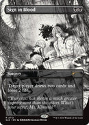 Image for Sign in Blood (2712) (Secret Lair Drop Series) (SLD) - Magic: The Gathering