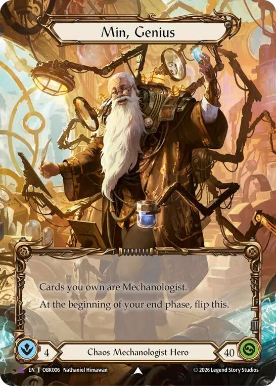Image for Min, Genius (Marvel) (OBK006) (Outbreak) (OBK) - Flesh and Blood TCG