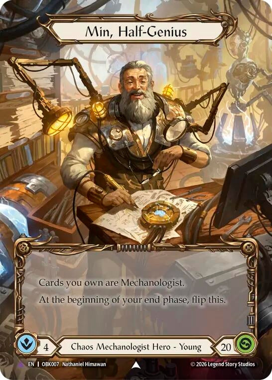 Image for Min, Half-Genius (Marvel) (OBK007) (Outbreak) (OBK) - Flesh and Blood TCG