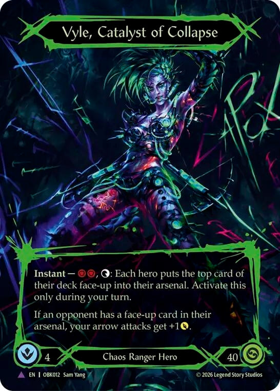 Image for Vyle, Catalyst of Collapse (Marvel) (OBK012) (Outbreak) (OBK) - Flesh and Blood TCG