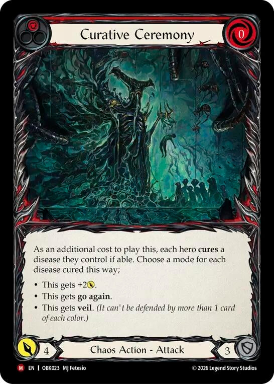 Image for Curative Ceremony (OBK023) (Outbreak) (OBK) - Flesh and Blood TCG