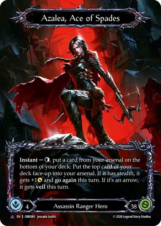 Image for Azalea, Ace of Spades (Marvel) (OBK080) (Outbreak) (OBK) - Flesh and Blood TCG