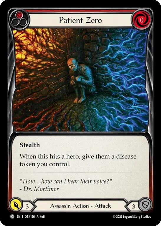 Image for Patient Zero (OBK126) (Outbreak) (OBK) - Flesh and Blood TCG
