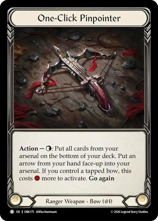 Image for One-Click Pinpointer (OBK175) (Outbreak) (OBK) - Flesh and Blood TCG
