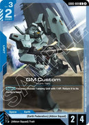 Image for GM Custom (GD06-009) (Stardust Trails) (GD06) - Gundam Card Game