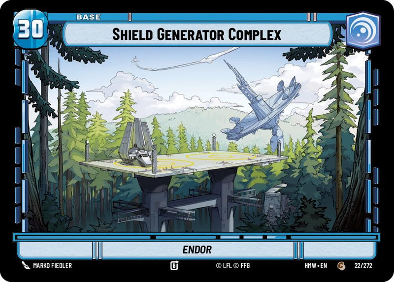 Image for Shield Generator Complex // Weakness (22/272 // T02/05) (Homeworlds) (HMW) - Star Wars: Unlimited