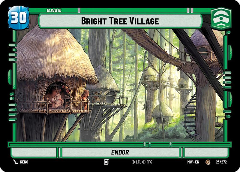 Image for Bright Tree Village //  Beast (T05) (23/272 // T05/05) (Homeworlds) (HMW) - Star Wars: Unlimited