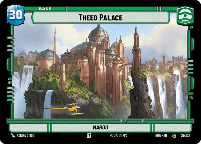 Image for Theed Palace // Shield (25/272 // T01/05) (Homeworlds) (HMW) - Star Wars: Unlimited