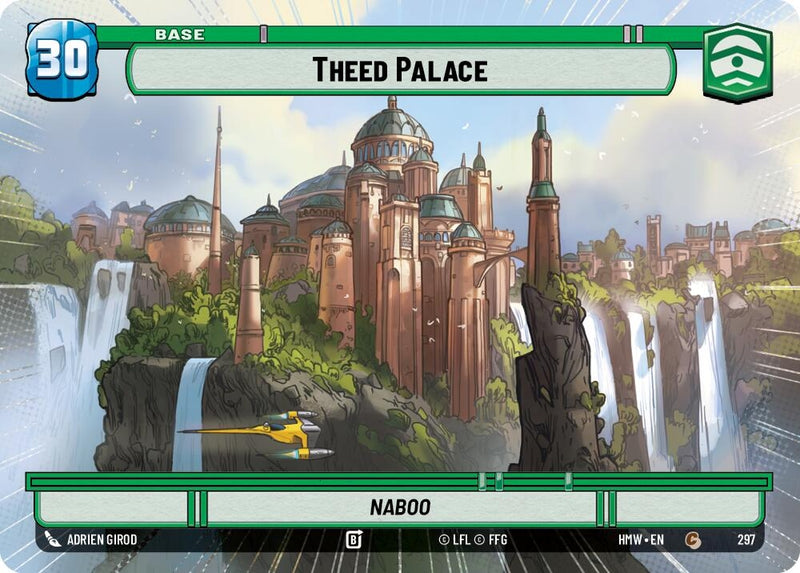 Image for Theed Palace // Beast (T09) (Hyperspace) (297 // T09/05) (Homeworlds) (HMW) - Star Wars: Unlimited