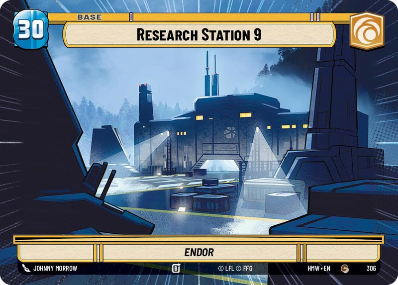 Image for Research Station 9 // Shield (Hyperspace) (306 // T06/05) (Homeworlds) (HMW) - Star Wars: Unlimited