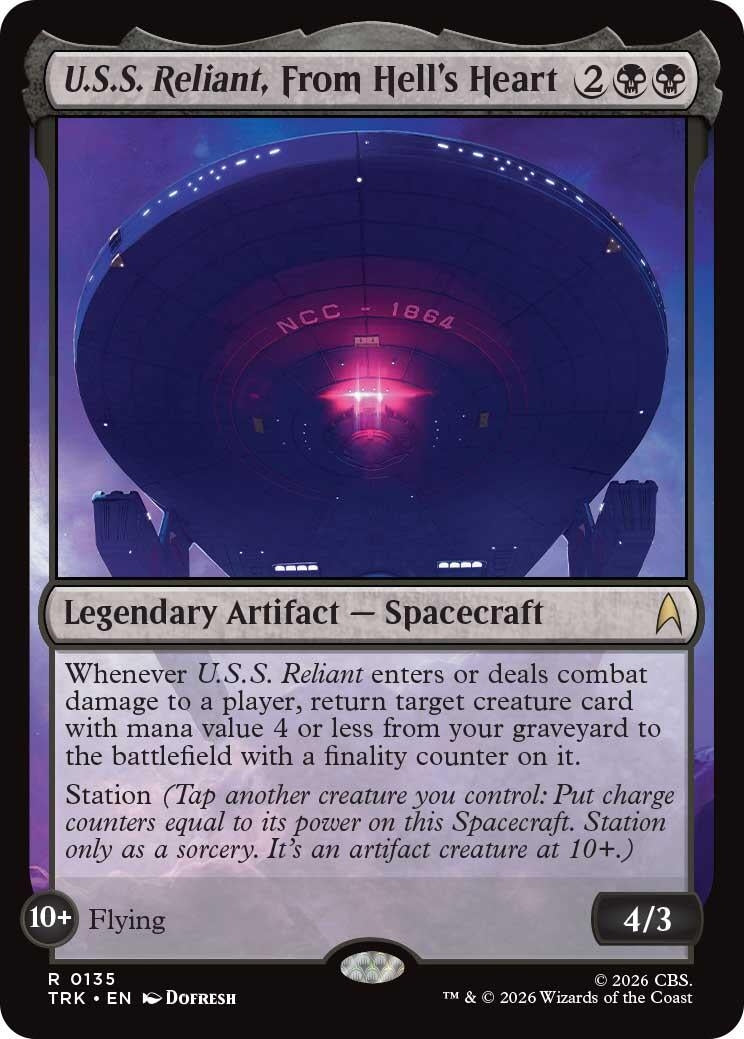 Image for U.S.S. Reliant, From Hell's Heart (135) (Star Trek) (TRK) - Magic: The Gathering