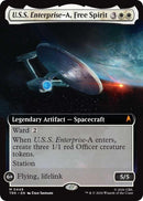 Image for U.S.S. Enterprise-A, Free Spirit (Extended Art) (448) (Star Trek) (TRK) - Magic: The Gathering